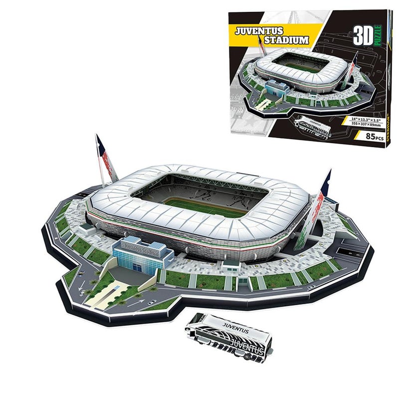 Cross-border 3D jigsaw puzzle football stadium model Real Madrid World Cup DIY building stadium toy gift